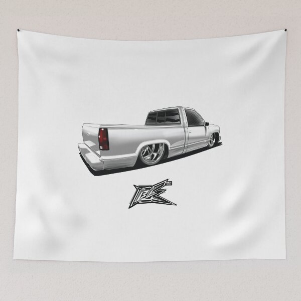 Item preview, c10 pickup truck white  designed and sold by NaquashM.