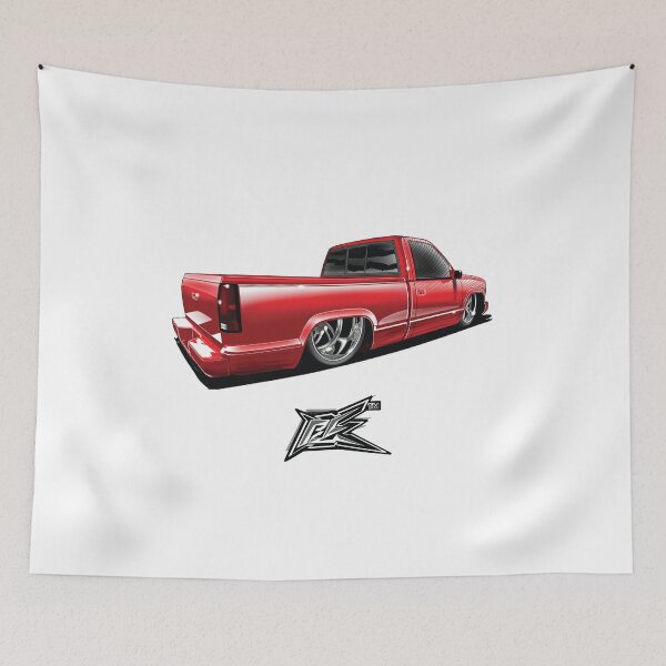Item preview, c10 pickup truck red designed and sold by NaquashM.