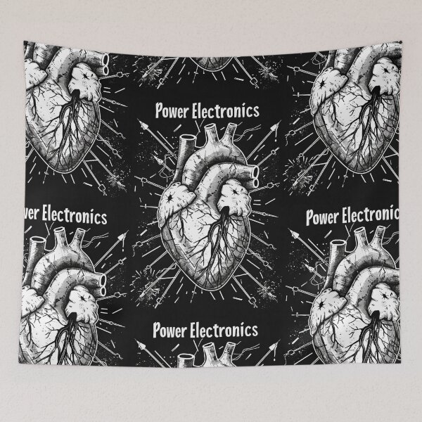 Item preview, Anatomical Heart Power electronics - Dark, Industrial Graphic Art designed and sold by Piotrek0001.