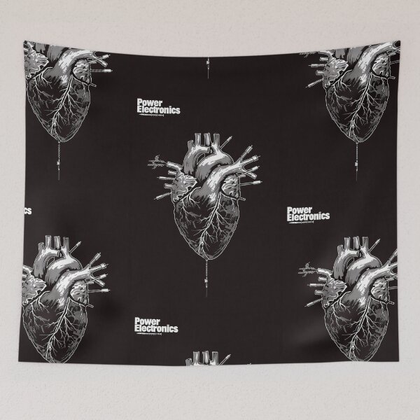 Item preview, Anatomical Heart Power electronics - Dark, Industrial Graphic Art designed and sold by Piotrek0001.