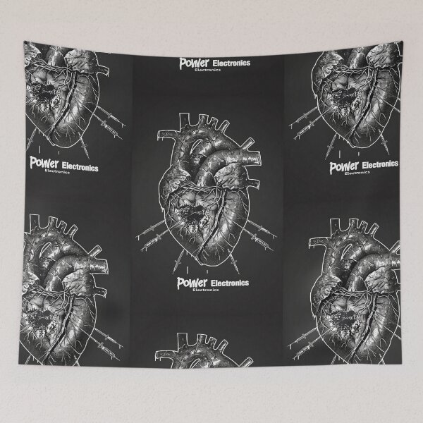 Item preview, Anatomical Heart Power electronics - Dark, Industrial Graphic Art designed and sold by Piotrek0001.