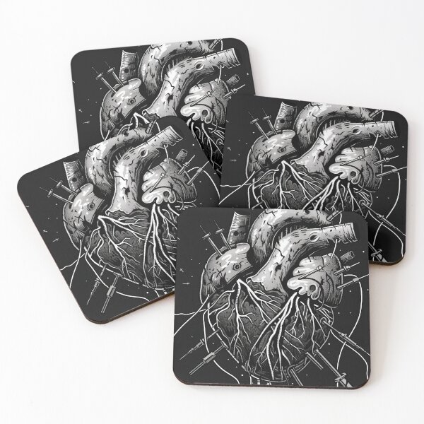 Item preview, Anatomical Heart Power electronics - Dark, Industrial Graphic Art designed and sold by Piotrek0001.