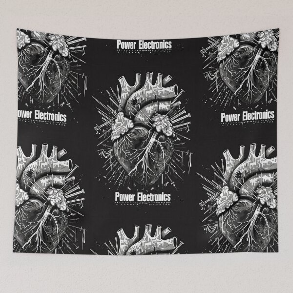 Item preview, Anatomical Heart Power electronics - Dark, Industrial Graphic Art designed and sold by Piotrek0001.