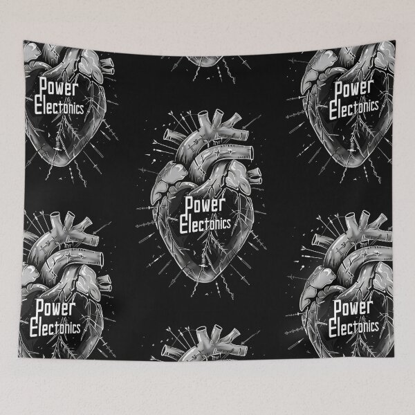 Item preview, Anatomical Heart Power electronics - Dark, Industrial Graphic Art designed and sold by Piotrek0001.