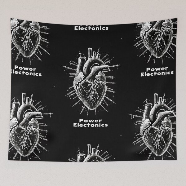 Item preview, Anatomical Heart Power electronics - Dark, Industrial Graphic Art designed and sold by Piotrek0001.