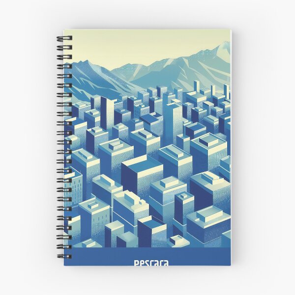 Item preview, Pescara: Cityscape in Blue designed and sold by landletsy.