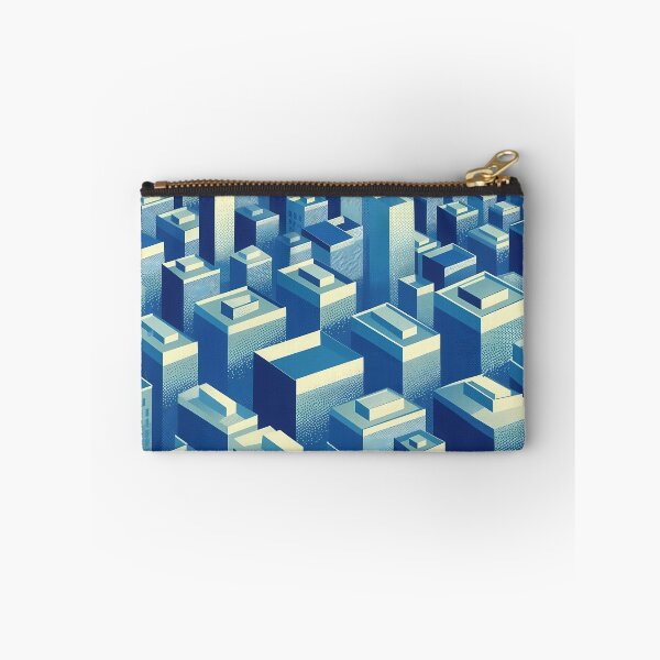 Item preview, Pescara: Cityscape in Blue designed and sold by landletsy.