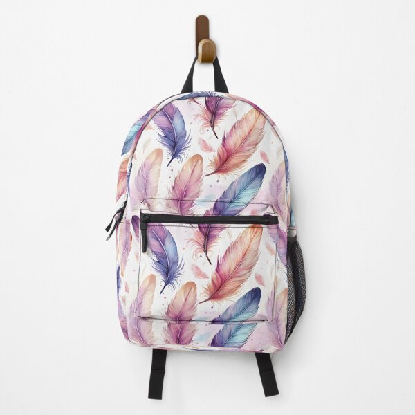 Item preview, Feather seamless design with soft colours designed and sold by GeoffBeattie.