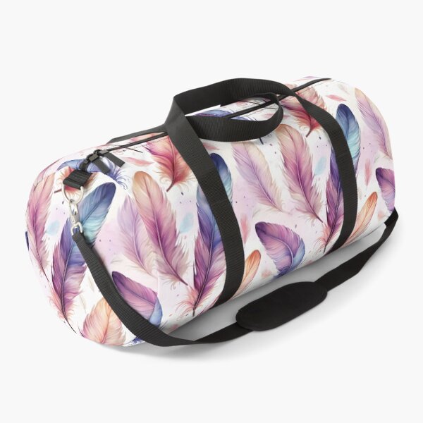 Item preview, Feather seamless design with soft colours designed and sold by GeoffBeattie.