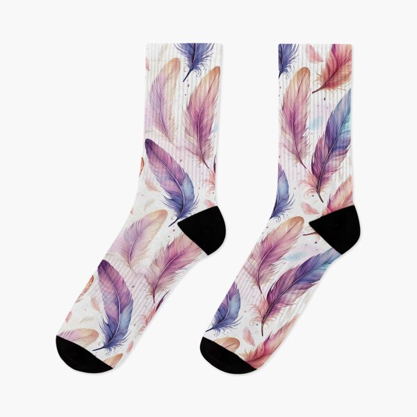 Item preview, Feather seamless design with soft colours designed and sold by GeoffBeattie.