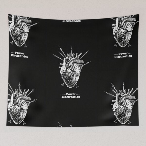 Item preview, Anatomical Heart Power electronics - Dark, Industrial Graphic Art designed and sold by Piotrek0001.
