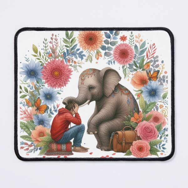 Item preview, Little Elephant Comforts the Hopeless designed and sold by prkpuriku.
