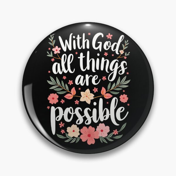 Item preview, With God All Things Are Possible designed and sold by Art-Jiyuu.