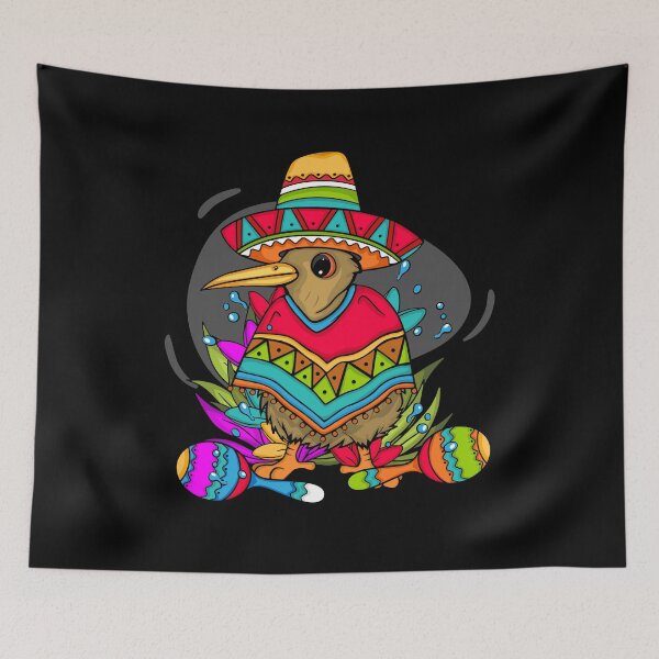 Item preview, Mecican Kiwi Bird Sombrero Macara Cinco De Mayo designed and sold by DSWShirts.