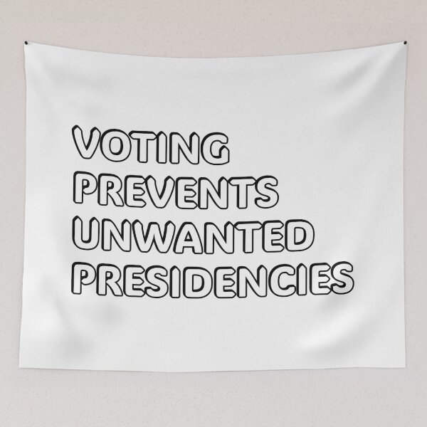 Item preview, Voting Prevents Unwanted Presidencies designed and sold by Inspirationmotivation.