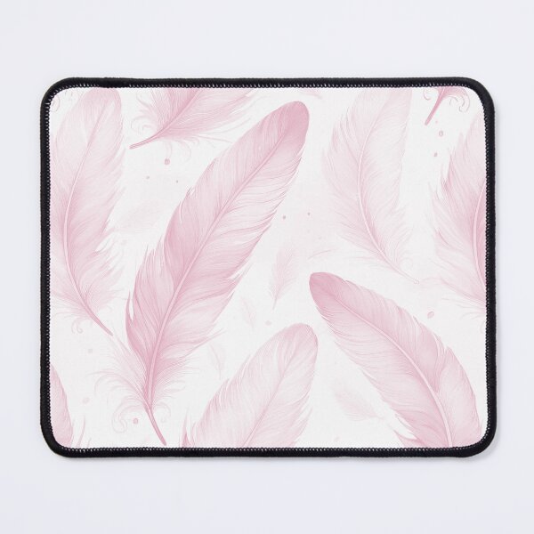 Item preview, Feather seamless design with soft pink tone designed and sold by GeoffBeattie.