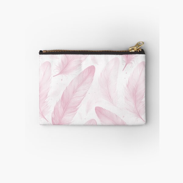 Item preview, Feather seamless design with soft pink tone designed and sold by GeoffBeattie.