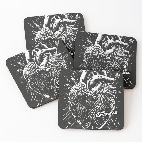 Item preview, Anatomical Heart Power electronics - Dark, Industrial Graphic Art designed and sold by Piotrek0001.