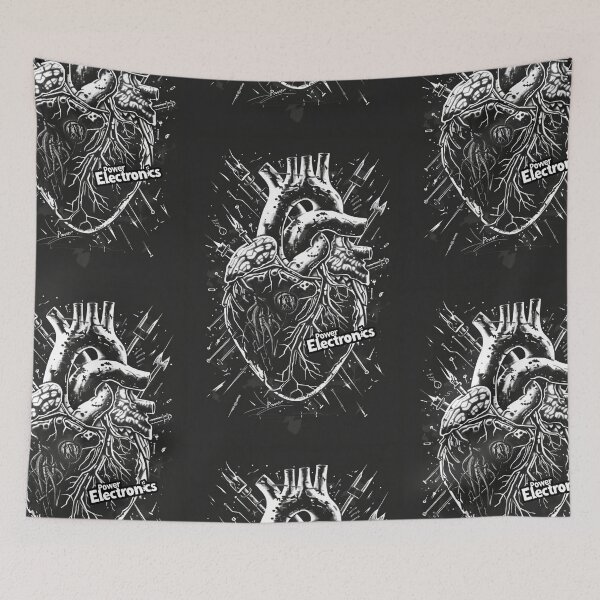 Item preview, Anatomical Heart Power electronics - Dark, Industrial Graphic Art designed and sold by Piotrek0001.