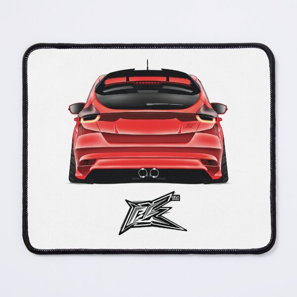 Aperçu de l'œuvre Ford Focus ST arrière rouge créée et vendue par NaquashM.