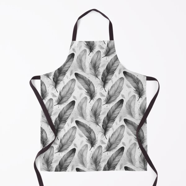 Item preview, Feather seamless design with grey tone designed and sold by GeoffBeattie.