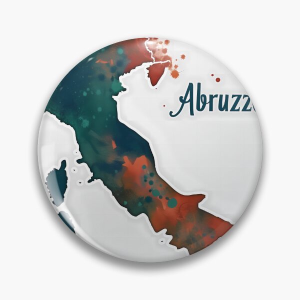 Artikelvorschau, Aquarellkarte von Italien – Hervorhebung der Abruzzen entworfen und verkauft von landletsy.