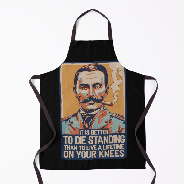 Item preview, Emiliano Zapata's most famous quote Pop Art Vintage Lettering  designed and sold by FelineFrenzyArt.