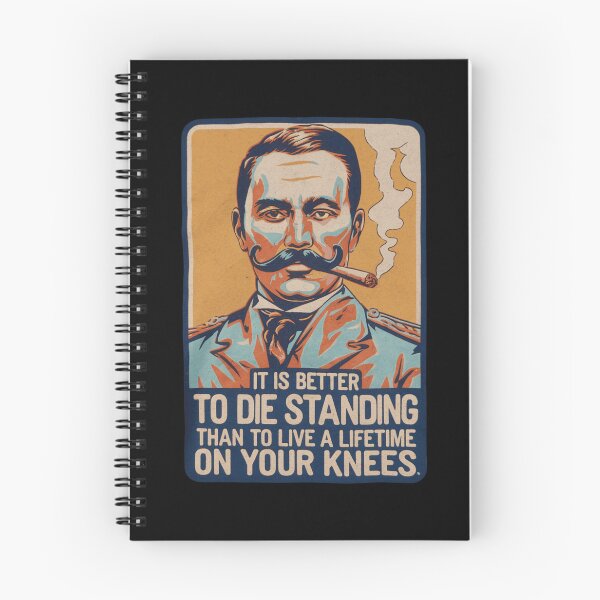 Item preview, Emiliano Zapata's most famous quote Pop Art Vintage Lettering  designed and sold by FelineFrenzyArt.