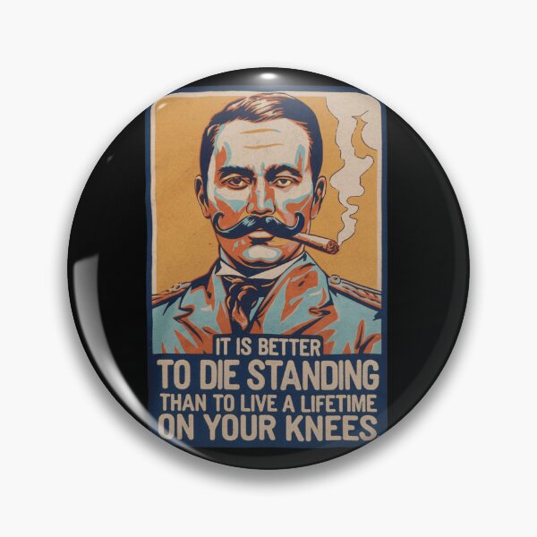 Item preview, Emiliano Zapata's most famous quote Pop Art Vintage Lettering  designed and sold by FelineFrenzyArt.