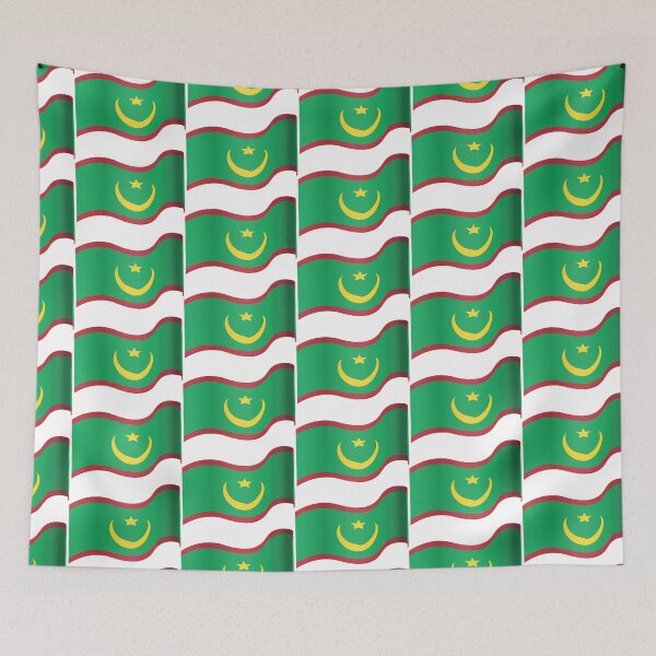 Item preview, Mauritania Flag  designed and sold by HarveyHandcraftsandDesigns.