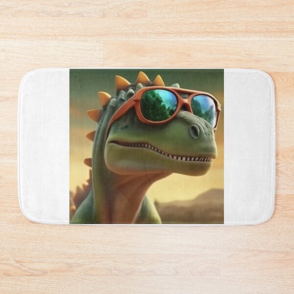 Item preview, dinosaur with glasses designed and sold by AuraLineEU.