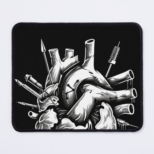Item preview, Anatomical Heart Power electronics - Dark, Industrial Graphic Art designed and sold by Piotrek0001.