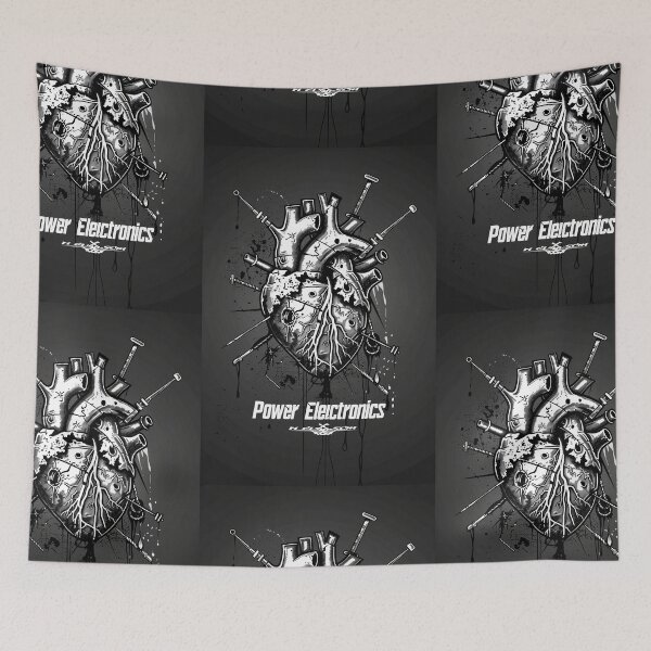 Item preview, Anatomical Heart Power electronics - Dark, Industrial Graphic Art designed and sold by Piotrek0001.