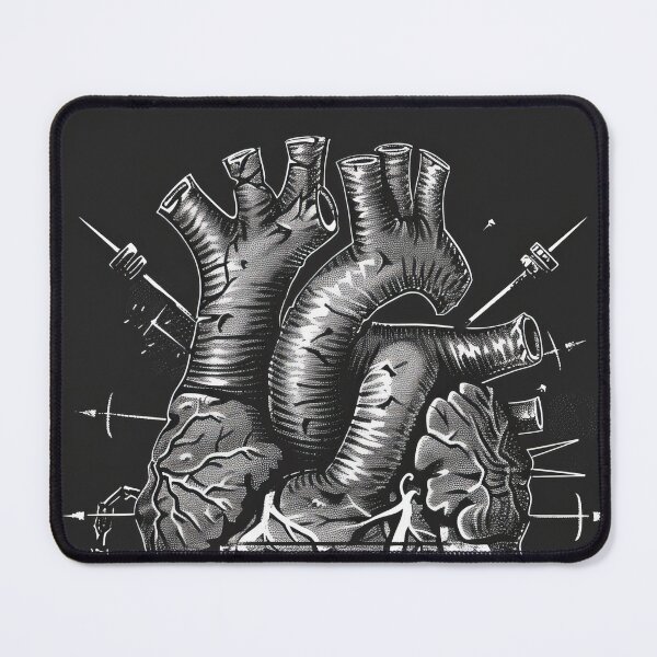 Item preview, Anatomical Heart Power electronics - Dark, Industrial Graphic Art designed and sold by Piotrek0001.