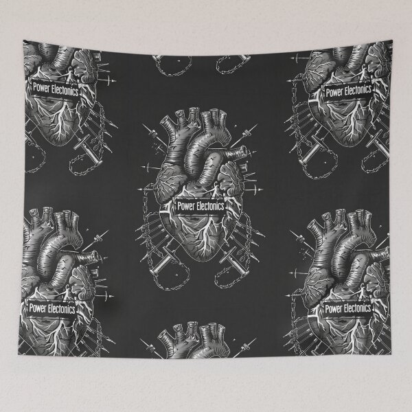 Item preview, Anatomical Heart Power electronics - Dark, Industrial Graphic Art designed and sold by Piotrek0001.