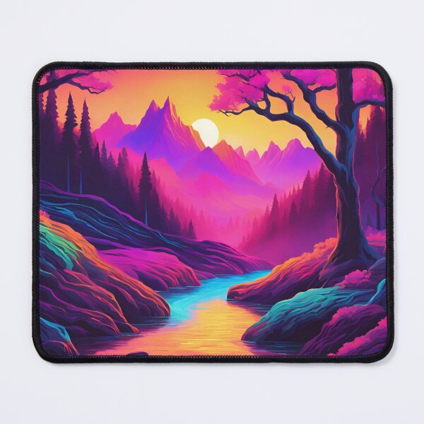 Item preview, Retro neon stream at sunset in winter. designed and sold by NicMacTees.
