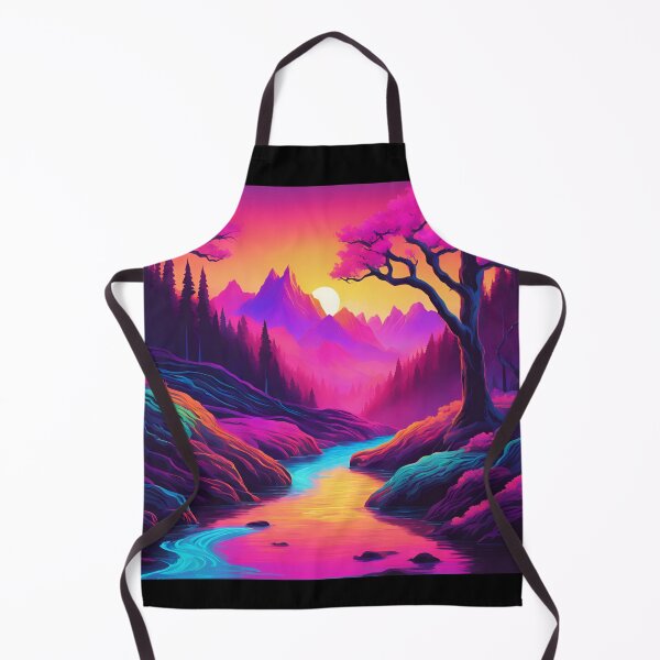 Item preview, Retro neon stream at sunset in winter. designed and sold by NicMacTees.