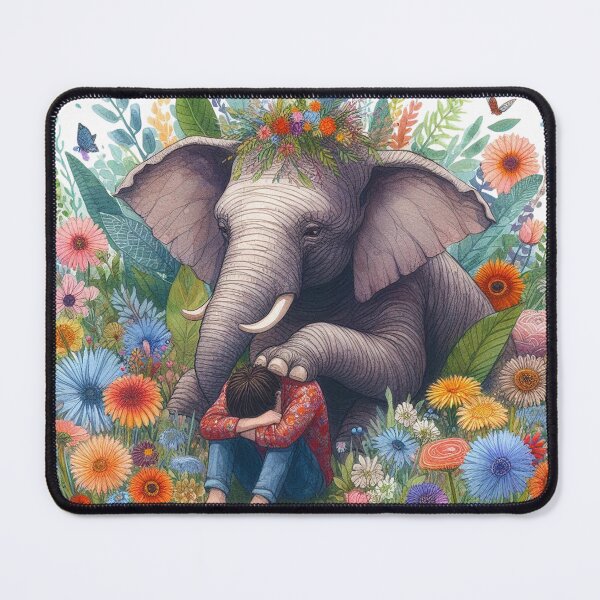 Item preview, The Elephant Who Stands by Me and Cares Always designed and sold by prkpuriku.