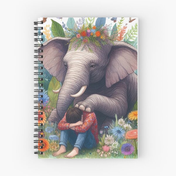 Item preview, The Elephant Who Stands by Me and Cares Always designed and sold by prkpuriku.