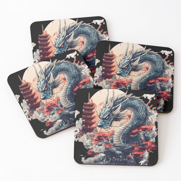 Item preview, Azure Dragon's Gaze: Guardians of the Rising Sun designed and sold by MythSpire.