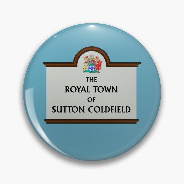 Item preview, Retro Royal Town of Sutton Coldfield Welcome Sign designed and sold by retrobrum.