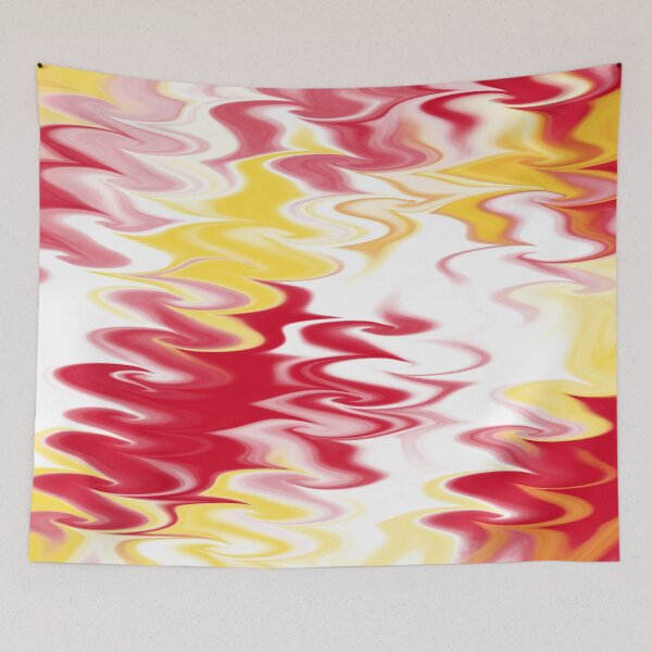 Item preview, Red And Yellow Abstract  designed and sold by Rainbowland123.