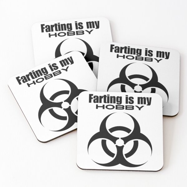 Item preview, "Farting is My Hobby" Biohazard Humor Graphic designed and sold by MSHobbies.