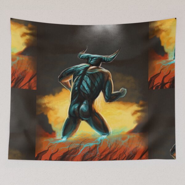 Item preview, Taurus Man Painting designed and sold by AK-Hevonen.