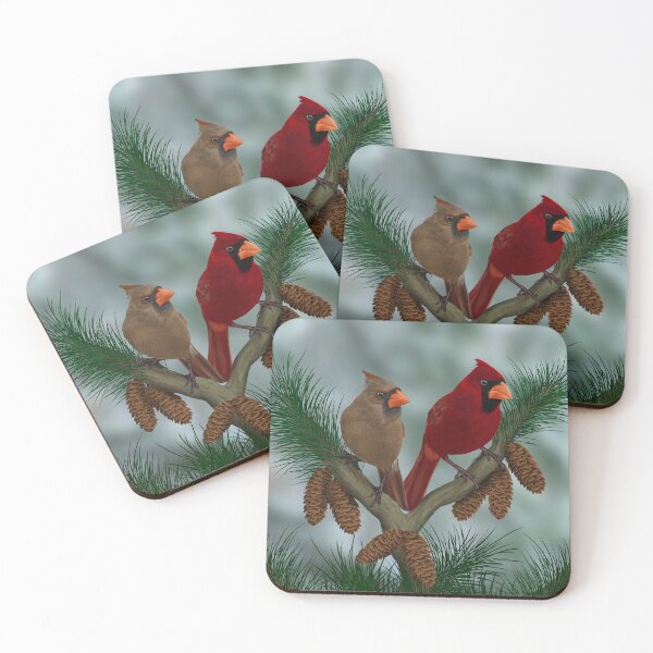 Item preview, Northern Cardinals, The Couple designed and sold by SteveHerner.
