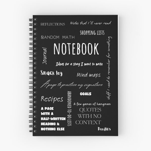 Item preview, A Notebook For Everything designed and sold by Sydni Rubio.