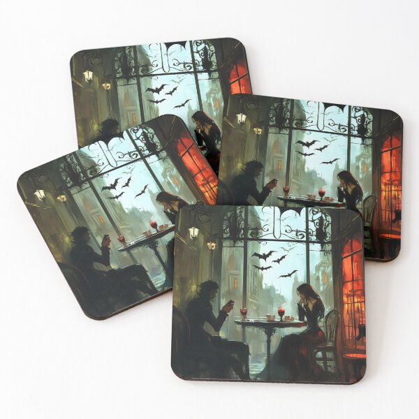 Item preview, Trendy Vampire Cafe in a Gothic City designed and sold by Soul-Sparks.