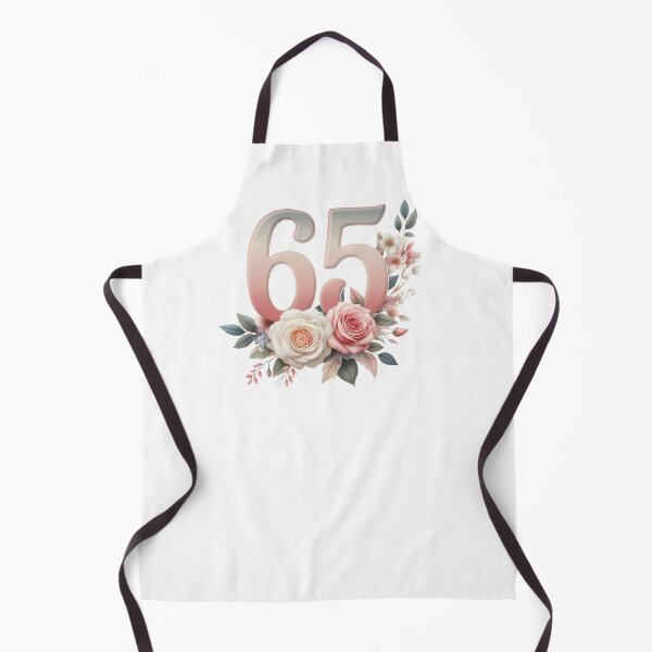 Item preview, 65th Birthday, floral, number 65, woman's designed and sold by iclipart.