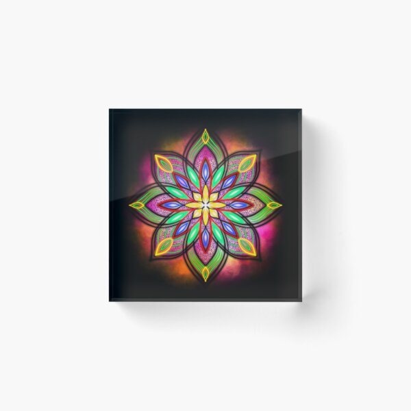 Item preview, Colorful mandala flower 1 designed and sold by Maeyy.