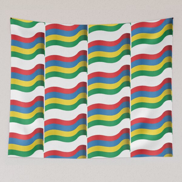 Item preview, Mauritius Flag designed and sold by HarveyHandcraftsandDesigns.